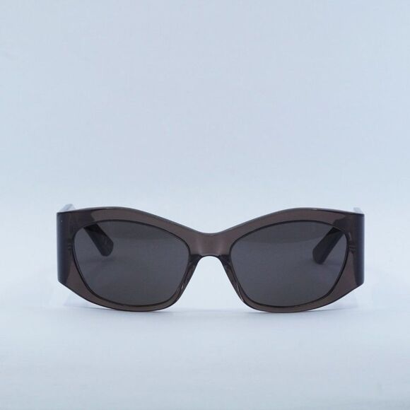 NEW BALENCIAGA BB0329S 004 BROWN GREY SUNGLASSES - Picture 2 of 13